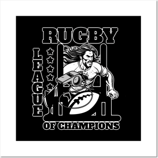 Rugby league of champions Posters and Art